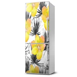 foto-magnes-na-lodowke-tropikalne-kwiaty-60x180