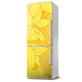 magnes-magnetyczna-lodowke-zolte-kwiaty-60x180