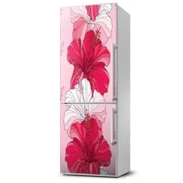 magnes-fototapety-na-lodowke-hibiskus-60x180