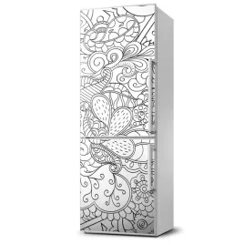 magnes-magnetyczna-lodowke-tlo-zentangle-60x180