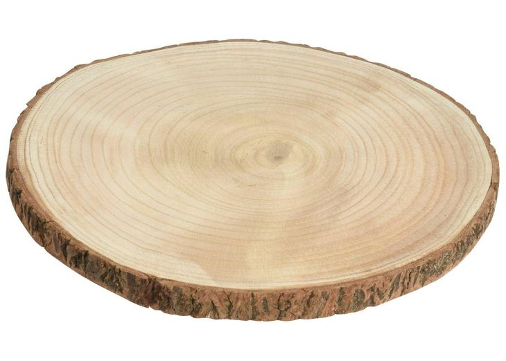 Podstawka drewniana plaster drewna 20 cm KRĄŻEK DREWNIANY TACA NA ŚWIECE