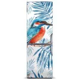 naklejka-magnes-na-lodowke-ptaki-i-liscie-60x180
