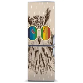 naklejka-magnes-na-lodowke-sowy-w-okularach-60x180