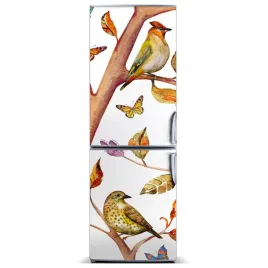 naklejka-magnes-na-lodowke-motyle-liscie-60x180