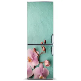 naklejka-magnes-na-lodowke-rozowa-orchidea-60x180