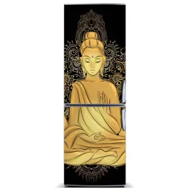 naklejka-magnes-na-lodowke-budda-i-mandala-60x180
