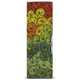 naklejka-magnes-na-lodowke-kolorowe-fale-60x180