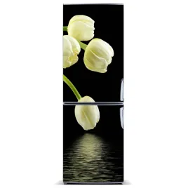 naklejka-magnes-magnes-biale-tulipany-60x180