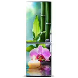 naklejka-magnes-magnes-orchidea-i-bambus-60x180