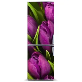 naklejka-magnes-magnes-fioletowe-tulipany-60x180