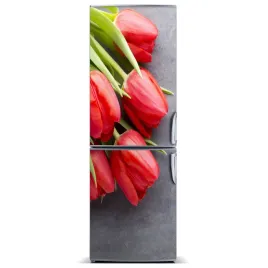 naklejka-magnes-magnes-czerwone-tulipany-60x180
