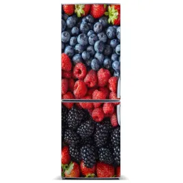 naklejka-na-lodowke-magnetyczna-owoce-lesne-60x180