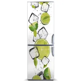 fototapeta-magnesowa-na-lodowke-limonka-i-lod