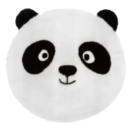okragly-dywan-100-cm-bialy-panda-miekki-do-pokoju-dziecka-dekoracyjny
