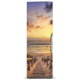 magnes-tapeta-na-lodowke-sciezka-na-plaze-60x180