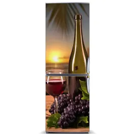 fototapeta-magnesowa-na-lodowke-winogrona-i-wino