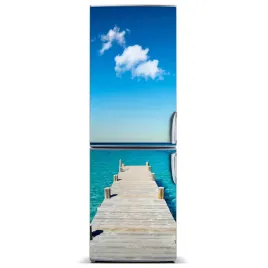 magnes-tapeta-na-lodowke-drewniane-molo-60x180