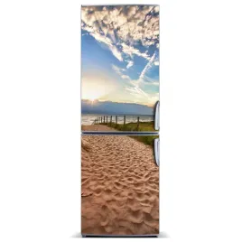 magnes-tapeta-na-lodowke-sciezka-na-plaze-60x180