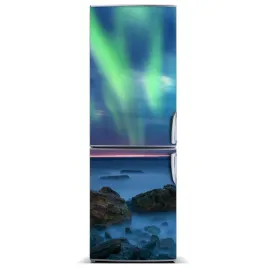 naklejka-tapeta-na-lodowke-zorza-polarna-60x180