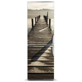 magnes-tapeta-na-lodowke-drewniane-molo-60x180