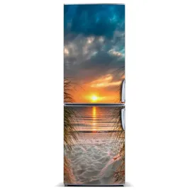 magnes-na-lodowke-zachod-slonca-morze-60x180