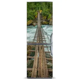 naklejka-fototapeta-na-lodowke-most-wiszacy-60x180