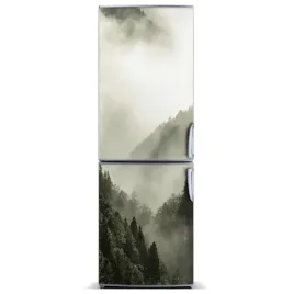 magnes-tapeta-na-lodowke-mgla-nad-lasem-60x180