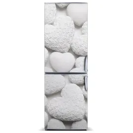 magnes-tapeta-na-lodowke-biale-tlo-serca-60x180