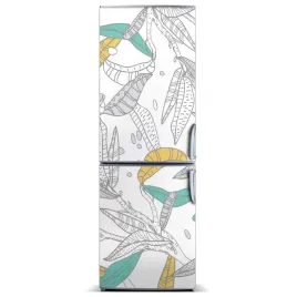 magnes-tapeta-na-lodowke-kolorowe-liscie-60x180