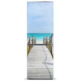 magnes-tapeta-na-lodowke-sciezka-na-plaze-60x180