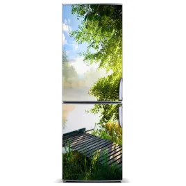 naklejka-tapeta-na-lodowke-drewniane-molo-60x180