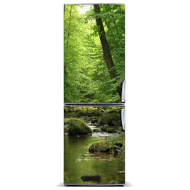 magnetyczna-mata-na-lodowke-rzeka-w-lesie-60x180