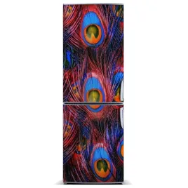 magnes-fototapeta-na-lodowke-pawie-piora-60x180