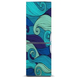 magnes-na-lodowke-abstrakcyjne-fale-60x180