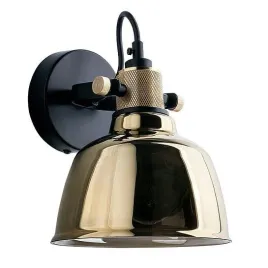 lampa-scienna-amalfi-czarny-zloty-szklany-klosz-1xe27-kinkiet-do-pokoju-dom