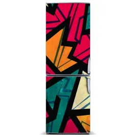 magnes-tapeta-na-lodowke-geometryczne-tlo-60x180