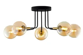 lampa-wiszaca-burano-czarny-bursztynowy-szklane-klosze-5xg9-lampa-sufitowa