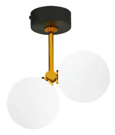 lampa-scienna-luna-czarny-zloty-szklane-klosze-2xg9-kinkiet-do-pokoju-dom