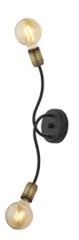 lampa-scienna-luce-czarny-patyna-2xe27-kinkiet-do-pokoju-salonu-gabinetu