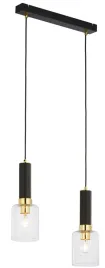 lampa-sufitowa-tuluza-czarny-zloty-szklane-klosze-2xe27-lampa-wiszaca-dom