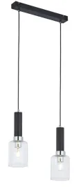 lampa-sufitowa-tuluza-czarny-srebrny-szklane-klosze-2xe27-lampa-wiszaca-dom