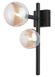 lampa-scienna-neptun-czarny-bursztynowymowe-szklane-klosze-2xg9-kinkiet-dom