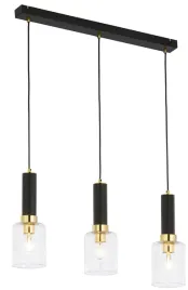 lampa-sufitowa-tuluza-czarny-zloty-szklane-klosze-3xe27-lampa-wiszaca-dom