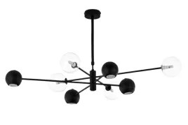 lampa-wiszaca-moka-czarny-transparentny-szklane-klosze-4xg9-4xgu10-zyrandol
