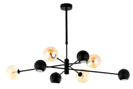 lampa-wiszaca-moka-czarny-bursztynowy-szklane-klosze-4xg9-4xgu10-zyrandol