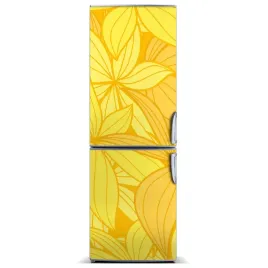 magnes-magnetyczna-lodowke-zolte-kwiaty-60x180