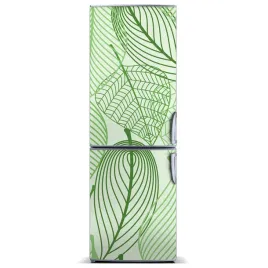 magnes-magnes-na-lodowke-zielone-liscie-60x180