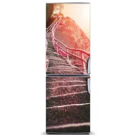 tapeta-na-lodowke-magnes-schody-w-gorach-60x180