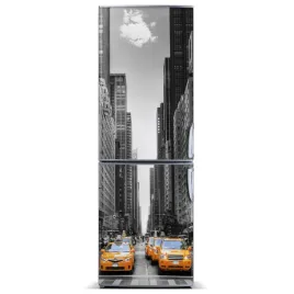 tapeta-na-lodowke-taksowki-nowy-jork-60x180
