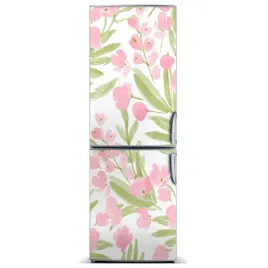 tapeta-magnetyczna-lodowke-rozowe-kwiaty-60x180